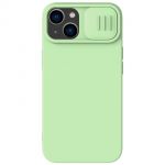 Nillkin Camshield Silky Silicone Case iphone 14 Plus 6.7 2022 Mint Green