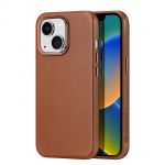 Dux Ducis Naples Case para iphone 14 Plus Magnetic Leather Case Magsafe Brown