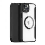Dux Ducis Skin X Pro Case iphone 14 Plus Magnetic Magsafe Flip Case Black