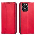 Hurtel Magnet Fancy Case Case para iphone 14 Pro Max Flip Cover Wallet Stand Red