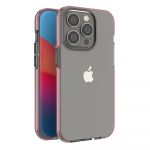 Hurtel Spring Case Case para iphone 14 Pro Silicone Case With a Frame Light Pink