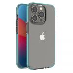 Hurtel Spring Case Case para iphone 14 Pro Silicone Case With a Frame Light Blue