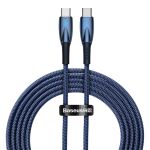 Baseus Glimmer Series Cable With Fast Charging Usb-c 480Mb/S Pd 100W 2M Blue