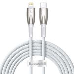 Baseus Glimmer Series Cable With Fast Charging Usb-c Lightning 480Mb/S Pd 20W 2M White