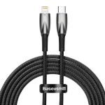 Baseus Glimmer Series Cable With Fast Charging Usb-c Lightning 480Mb/S Pd 20W 2M Black
