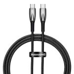 Baseus Glimmer Series Cable With Fast Charging Usb-c 480Mb/S Pd 100W 1M Black