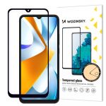 Wozinsky Full Glue Tempered Glass Tempered Glass para Xiaomi Poco C40 9H Full Screen Protector With Black Frame