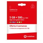 Cartão Sim para Vodafone You 5GB (oferta 4 Semanas 5GB Internet + 1000 Min ou SMS ) - 5575