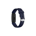 Bracelete SmoothSilicone Com Fivela para Fitbit Inspire 2 Blue Escuro
