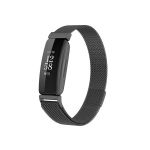 Bracelete Milanese Loop Fecho Magnético para Fitbit Ace 2 Black