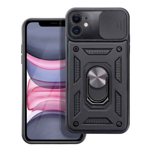 Capa Para Iphone Tp Camshield Com Ring Black Kuantokusta