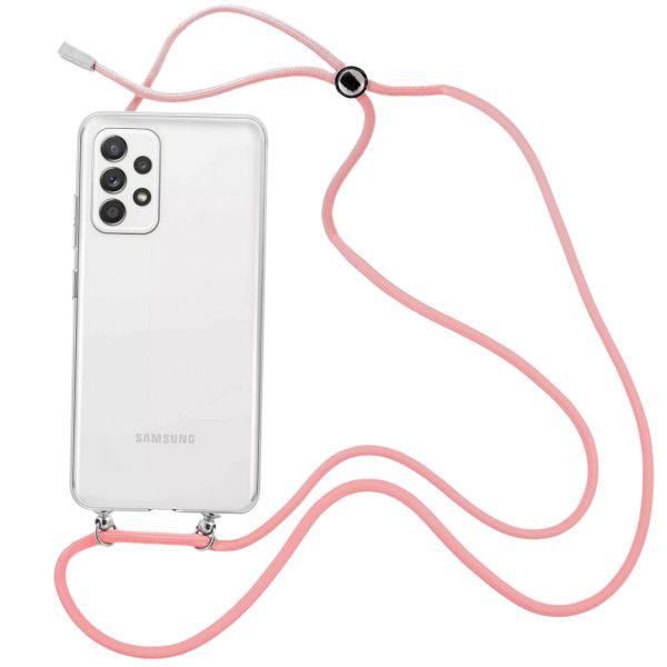 Antiimpacto! Capa Cristal com Fio Cordão Rosa para Samsung Galaxy A52S ...