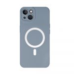 DIV Capa Silicone para iPhone 14 Plus Magsafe Grey