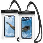 Spigen Bolsa para Telemóvel Prova D'água Universal A610 com 2 Pacotes de Cristal Transparente