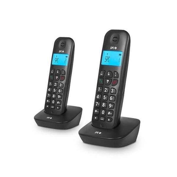 Spc Telefone S/fios Air Pro Duo Preto - 7302N