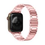 Avizar Bracelete para Apple Watch 41mm / 40mm / 38 mm Elos Aço Rosa - STRAP-AWP-3B