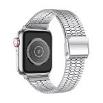 Avizar Bracelete para Apple Watch 41mm / 40mm / 38 mm Elos Quadrados Aço Prateado - STRAP-AWP-7D