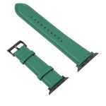 Avizar Bracelete Apple Watch 41/40 / 38 mm Couro Efeito Granulado Litchi Verde - STRAP-AWP-18B