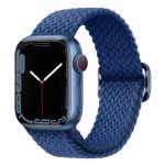 Avizar Bracelete Apple Watch 41mm / 40mm / 38 mm Nylon Trançado Respirável Azul - STRAP-AWP-15L