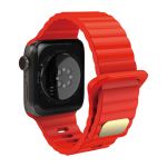 Avizar Bracelete Apple Watch 41mm / 40mm / 38 mm Silicone Flexível e Macio Vermelho - STRAP-AWP-14H