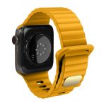 Avizar Bracelete Apple Watch 41mm / 40mm / 38 mm Silicone Flexível e Macio Amarelo - STRAP-AWP-14G
