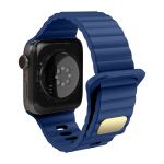 Avizar Bracelete Apple Watch 41mm / 40mm / 38 mm Silicone Flexível e Macio Azul Real - STRAP-AWP-14C