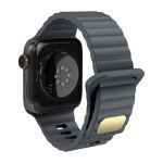 Avizar Bracelete Apple Watch 41mm/40mm/38 mm Silicone Flexível e Macio Cinzento Escuro - STRAP-AWP-14B