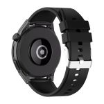 Avizar Bracelete para Huawei Watch Gt Runner Silicone Reforçada Fivela Prateada Preto - STRAP-22M-8A