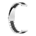 Avizar Bracelete Huawei Watch Gt Runner /watch Gt 3 46mm Malha de Aço Prateado / Preto - STRAP-22M-6J