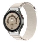 Avizar Bracelete Nylon para Huawei Watch Gt 3 Pro 46mm 43mm Watch Gt 2 46mm 42mm Branco - STRAP-22M-4A