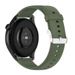 Avizar Bracelete para Huawei Watch 3 Pro Silicone Flexível Kaki - STRAP-22M-3B