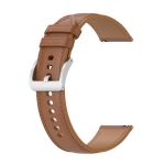 Avizar Bracelete Couro para Galaxy Watch 3 45mm Huawei Watch GT3 GT2 46mm Castanho - STRAP-22M-1I