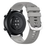 Avizar Bracelete para Honor Magic Watch 2 46mm Silicone Texturizado Prateado - STRAP-22M-10B