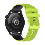 Avizar Bracelete para Huawei Watch GT3 46mm Silicone Bi-cor Texturizado Verde / Preto - STRAP-22M-9H