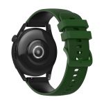 Avizar Bracelete para Huawei Watch GT3 46mm Silicone Bi-cor Texturizado Verde / Preto - STRAP-22M-9G