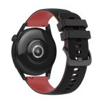 Avizar Bracelete Huawei Watch GT3 46mm Silicone Bi-cor Texturizado Vermelho / Preto - STRAP-22M-9C