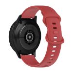 Avizar Bracelete para Samsung Galaxy Watch Active 2 40mm Silicone Liso Vermelho - STRAP-20M-3C