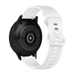 Avizar Bracelete para Samsung Galaxy Watch Active 2 40mm Silicone Liso Branco - STRAP-20M-3A
