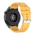 Avizar Bracelete para Huawei Watch Gt Runner Silicone Reforçada Fivela Prateada Amarelo - STRAP-22M-8G