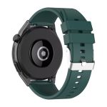 Avizar Bracelete para Huawei Watch Gt Runner Silicone Reforçada Fivela Prateada Verde - STRAP-22M-8F