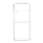 Avizar Capa Samsung Galaxy Z Flip 3 Costas Rígidas Cantos Bumper Fina Leve Transparente - BACK-BAZIK-F711B