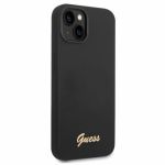Guess PU Case for iPhone 14 Simple Black