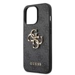 Guess PU 4G Metal Logo Case for iPhone 14 Plus Black