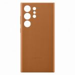 Capa para Samsung Galaxy S23 Ultra Leather Cover Camel