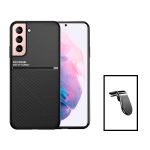 Kit Capa Traseira Magnética Anti Choque + Suporte de Carro Magnético L para Samsung Galaxy S23 Plus Black - 7427285904558