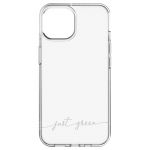 Just Green Capa iPhone 14 Plus Transparente Reciclável - Back-bio-cl-14m