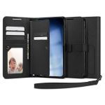 Capa para Samsung Galaxy S23 Plus SPIGEN Wallet S Flip Black