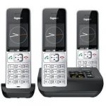 Gigaset Telefone sem-fios COMFORT 500A trio silver-black - L36852-H3023-B111