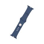 Fixed Bracelete de Silicone Apple Watch 42/44/45mm, azul metalico