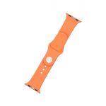 Fixed Bracelete de Silicone Apple Watch 38/40/41mm, light laranja